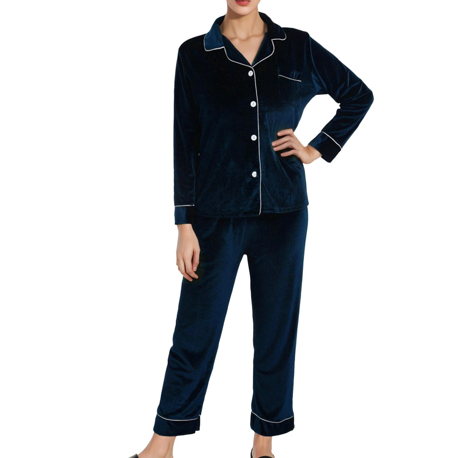 ZRBYWB Women Pajamas Set Women Homewear Set Fashion Sling Pajamas