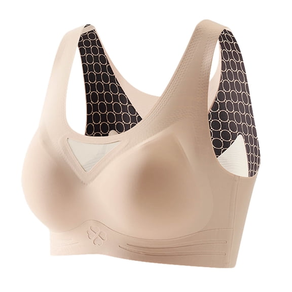 ZRBYWB Women's Bra Ladies Comfortable Sexy Thin Summer Underwear Beautiful Back Tank Top No Steel Ring Underwear Breathable