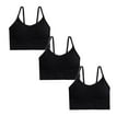thumbnail image 1 of ZRBYWB Women's Bra Tank With Built In Bra Ladies Tank Tops Strap Stretch Cotton Camisole With Built In Padded 3-Pack Sports Bra, 1 of 1
