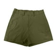 thumbnail image 1 of ZRBYWB Women's Shorts Women Stretch Twill Shorts Regular Fit Pocket Hiking Shorts Summer Casual Shorts Chino Shorts Outdoor Summer Shorts, 1 of 3