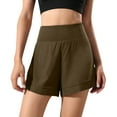 thumbnail image 1 of ZRBYWB Women's Shorts Womens Sports Shorts Sexy Lifting High Waist Fitness Pants Yoga Pants Shorts For Women Trendy, 1 of 5