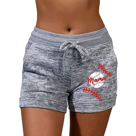 ZRBYWB Womens Shorts Fashion Women Casual Sports Shorts Print Elastic Short Yoga Pants Relaxed Fit