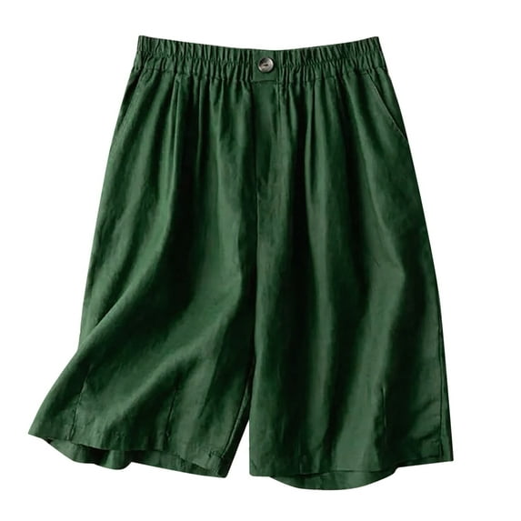ZRBYWB Womens Shorts Women Wide Leg Shorts Comfort Shorts Fashion Casual Shorts Loose Knee Length Short Comfort
