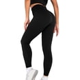 thumbnail image 1 of ZRBYWB Womens Yoga Pants Ladies Casual Solid Color High Waist Yoga Pants Workout Running Pants Stretch Yoga Leggings Trousers, 1 of 8