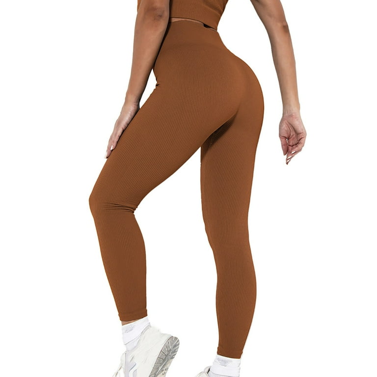Casual Solid Color High Waist Trousers Leggings Casual Solid Color High Waist Trousers Leggings