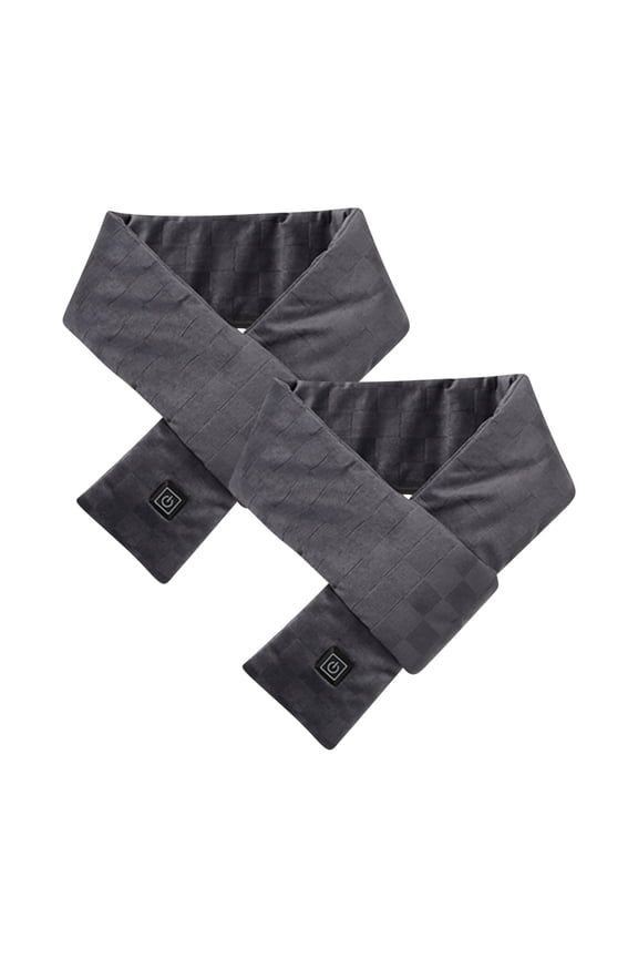 2 Pc Neck Scarves Heated Neck Wrap Electric Men And Women Winter Thermal Scarf Outdoor Usb Charging Warm Heated Scarfs Smart Electric Heating Scarf for Christmas Gifts