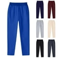 thumbnail image 1 of ZRGHAOYLQ Baggy Sweatpants for Men Fleece Loose Fit Joggers Pants Fashion Straight Wide Leg Sweat Pants Casual Athletic Running Pants with Pockets Fall Buttoms, 1 of 6