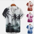 thumbnail image 1 of ZRGHAOYLQ Big and Tall Hawaiian Shirts for Men Short Sleeve Button Down Beach Shirts Casual Summer Beach Dress Shirt Plus Size Palm Tree Pattern Shirts for Tropical Vacation, 1 of 4