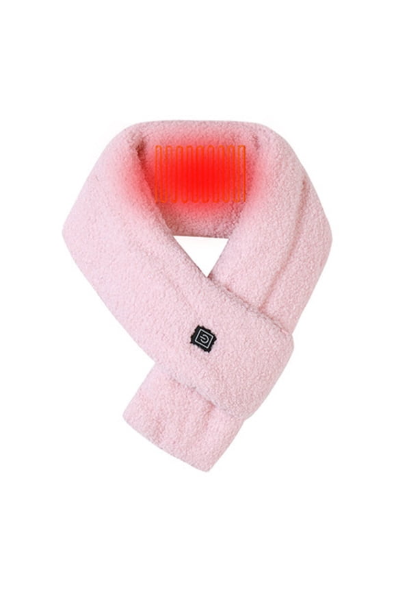 Heated Scarf for Women Rechargeable Neck Warmer Electric Usb Heating Pad Scarf Intelligent Heating Neck Support Vibration Massage Scarf Unisex Thermal Warm Up Heating Scarf