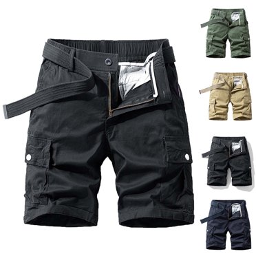 Men's Summer Tactical Cargo Shorts – Quick Dry, Waterproof, Hiking & Fishing – Khaki, Black, Green, Brown, Gray