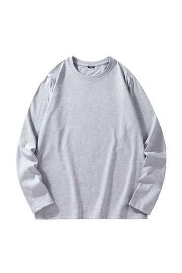 Women's Oversized Acid Wash Long Sleeve Tee - Heavy Cotton Vintage Unisex Loose Fit