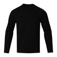 thumbnail image 1 of ZRGHAOYLQ Plus Size Men and Big Plus Size Men's Athletic Shirts Quick Dry Long Sleeve Gym Shirt Moisture Wicking Solid Round Neck Muscle Tops Upf 50+ Black XXXL, 1 of 6