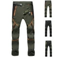 thumbnail image 1 of ZRGHAOYLQ Quick Dry Hiking Tactical Pants for Men Slim Fit Athletic Cargo Pants Outdoor Climbing Camping Sweatpants Casual Straight Leg Sports Pants with Pockets, 1 of 4