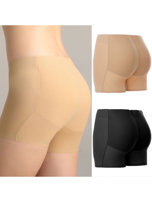 Skin Butt Pads Panties for Women with Hip Pad Butt Lifter Underwear Seamless Hip Enhancer Panty Body Shaper Boyshort Underwears