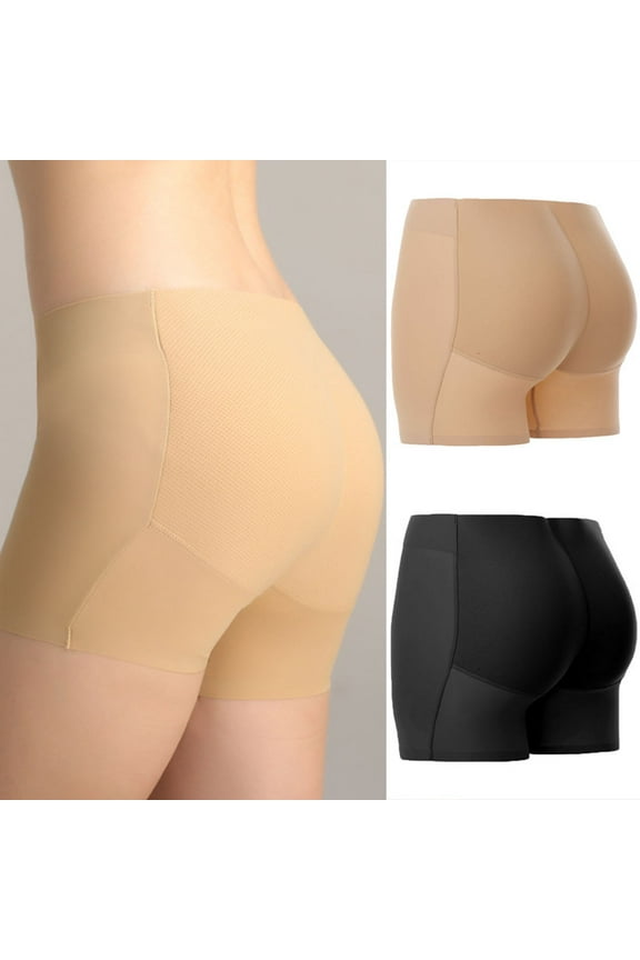 Skin Butt Pads Panties for Women with Hip Pad Butt Lifter Underwear Seamless Hip Enhancer Panty Body Shaper Boyshort Underwears