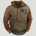 thumbnail image 1 of ZRGHAOYLQ Vintage American Flag Hoodie Big and Tall Long Sleeve Pullover Shirts Western Aztec Mens Sweatshirts Hoodies Cowboy Print Sweatshirt Oversized Drawstring Pullovers with Pockets, 1 of 3