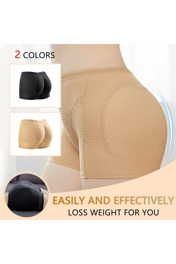 Women's Butt Pads Panties Underwear Seamless Butt Lifter Hip Enhancer Panty Hip Pads Boyshort Underwear Padded Body Shaper