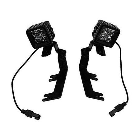 ZROADZ 2016-2016 TOYOTA TACOMA Z369401-KIT2 Black A-Pillar 2-LED Pod Light Kit