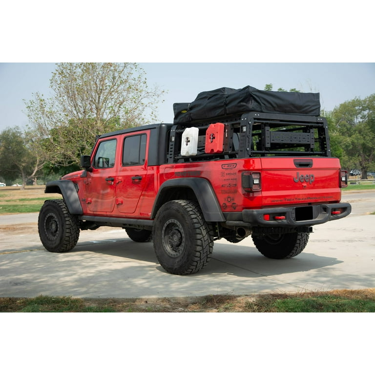 ZROADZ 2019 2024 Fits Jeep Gladiator Access Overland Rack With Three Lifting Side Gates Without Factory Trail Rail Cargo System Z834201 Walmart