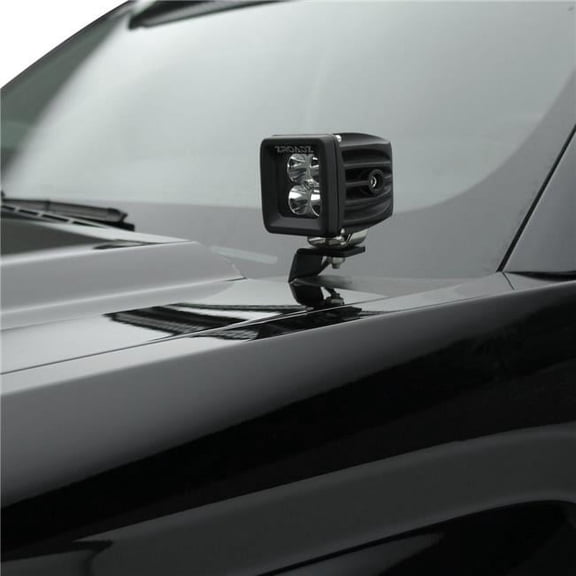 ZROADZ Z364521-KIT2 13-15 Ram 1500 & Sport Hood Hinges LED Light Bar Mounts with Two 3 in. Cube LED Fits select: 2009-2012 DODGE RAM 1500, 2019-2023 RAM 1500 CLASSIC
