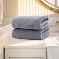 thumbnail image 1 of ZROBM 2pcs Hand Towel, Hand Towel Set, Towel Clearance, Hand Towels for Bathroom, Spring Hand Towel, Towel For Bath, Hand, Face, Gym, Spa, Short Plush, 73x35cm, Gray, 1 of 5
