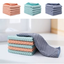 ZROBM Dish Towels, Dish Towels and Dishcloths, Dish Towels for Kitchen under $10, Dish Towels and Rags, Dish Towels for Drying Dishes, polyester