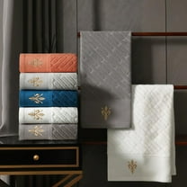 ZROBM Hand Towel, Towel Clearance, Hand Towels Under $5, Hand Towels for Bathroom, Spring Hand Towel, Towel For Bath, Hand, Face, Gym, Spa, cotton, 74x34cm, Orange