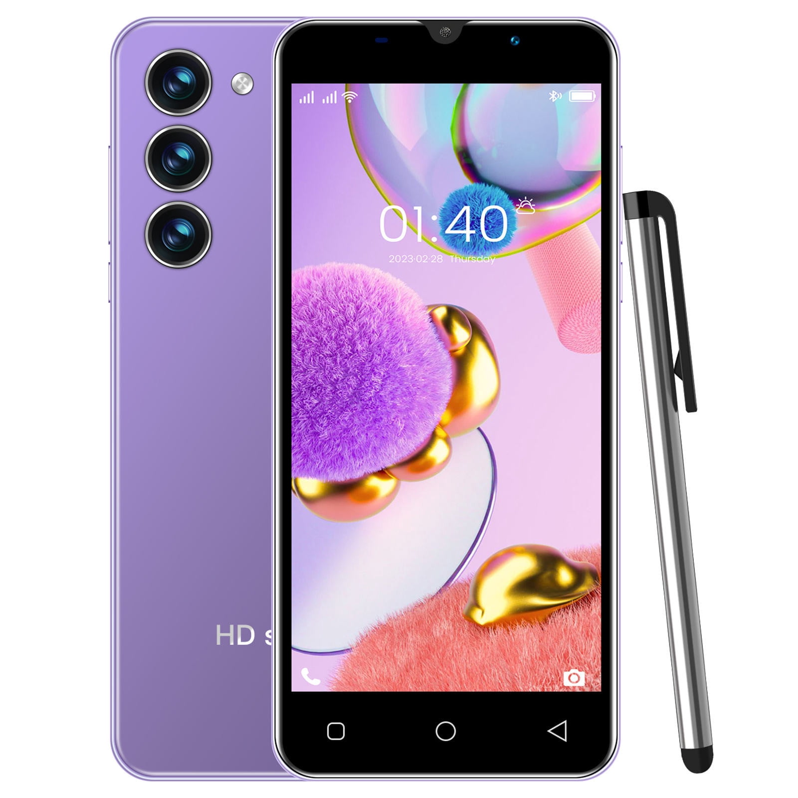 ZROBM Smartphone Unlocked, Smartphones on Sale, Smartphone for Kids/Seniors, 512MB+4GB 5 inch 5G GSM Dual SIM Android New Smartphones for Cheap, 512GB, Christmas Gifts for Boys Girls Mom Dad