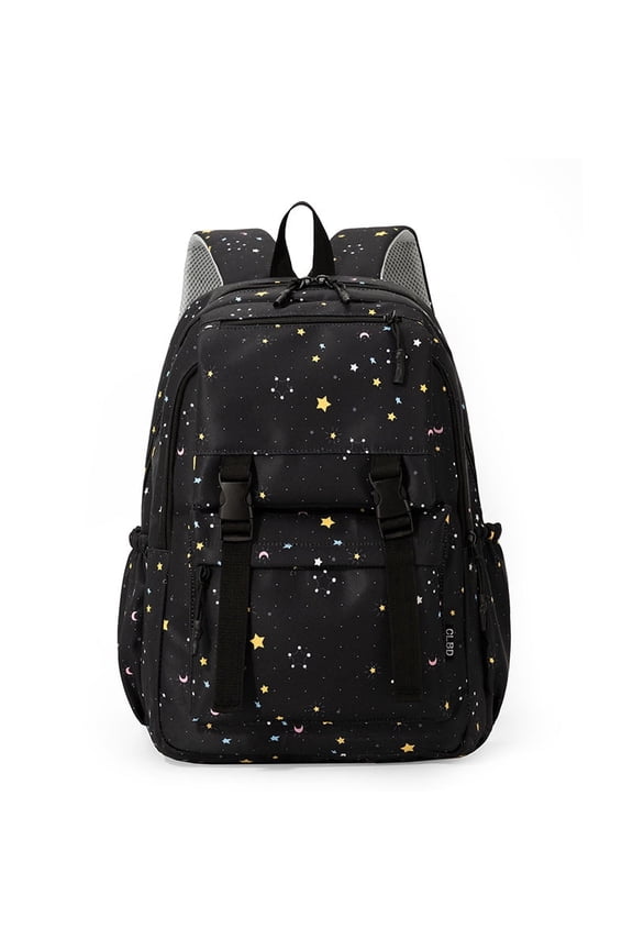 Lightweight Cartoon Print Backpack, Large Capacity Casual Daypack for School, College & Work Commute, Ins Style Travel Bag