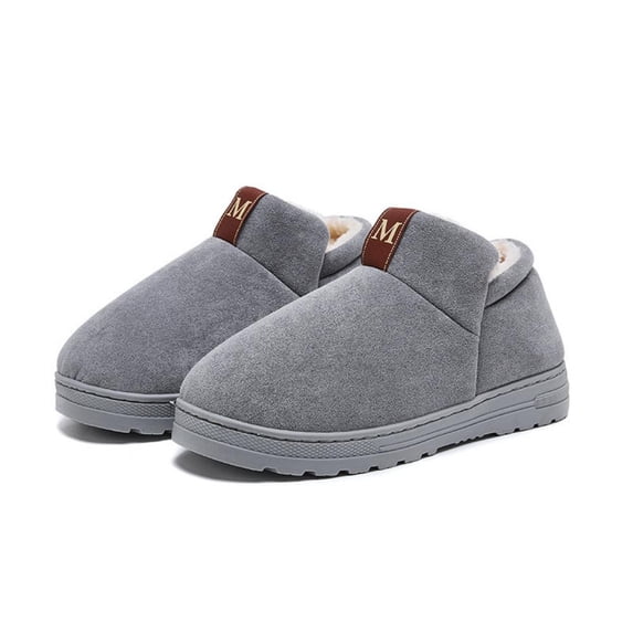 ZROVA Fleece-Lined Closed-Back Snow Boots – Warm & Non-Slip, for Indoor & Outdoor Wear