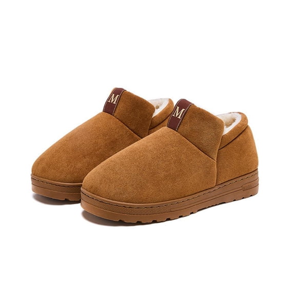 ZROVA Fleece-Lined Closed-Back Snow Boots – Warm & Non-Slip, for Indoor & Outdoor Wear