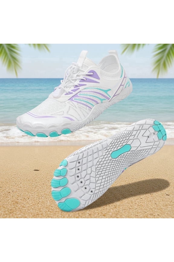 Quick-Dry Anti-Slip Couple Water Shoes for Men Women, Lightweight Wading Shoes Perfect for Hiking, Beach, Swimming, Fishing, Stream Tracing & Outdoor Sports
