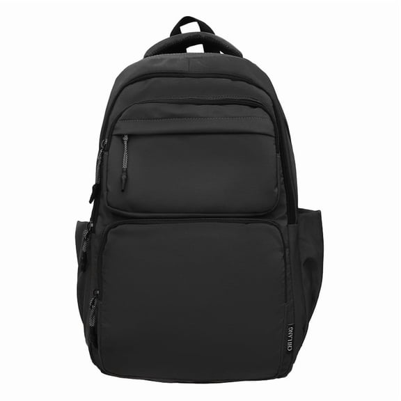 ZROVA Stylish Solid Color Laptop Backpack for Men & Women - Large Capacity Multi-Pocket College Student Backpack, Lightweight Daily Commute & Travel Bag