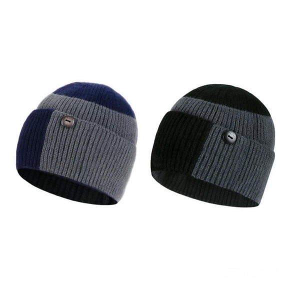 ZROVA Unisex Winter Beanie Hat Ear Flap Knit Warm for Men Women