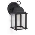 thumbnail image 1 of ZRQarq Outdoor Wall Porch Light, Wall Sconce for Porch, Patio, Deck and More, E26 Medium Base Socket, Suitable for Wet Location, Black Powder Coat Cast Aluminum with Beveled Glass - 12 Pack Case, 1 of 7