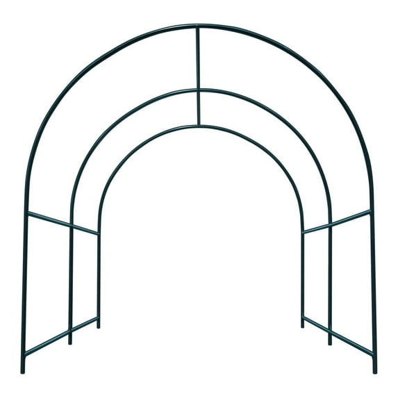 ZRQarq Steel Garden Arch Metal Garden Arch Multi-Size Climbing Plants Arch Arbor (8.2'x 7' x 7.2')