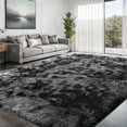 thumbnail image 1 of ZRSDIXK 8ft x 10ft Area Rug, Soft Fluffy Area Rugs for Living Room Bedroom Kids Room Decor Carpet, Dark Gray, 1 of 9