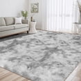 thumbnail image 1 of ZRSDIXK 8ft x 10ft Area Rug, Soft Fluffy Area Rugs for Living Room Bedroom Kids Room Decor Carpet, Light Gray, 1 of 10
