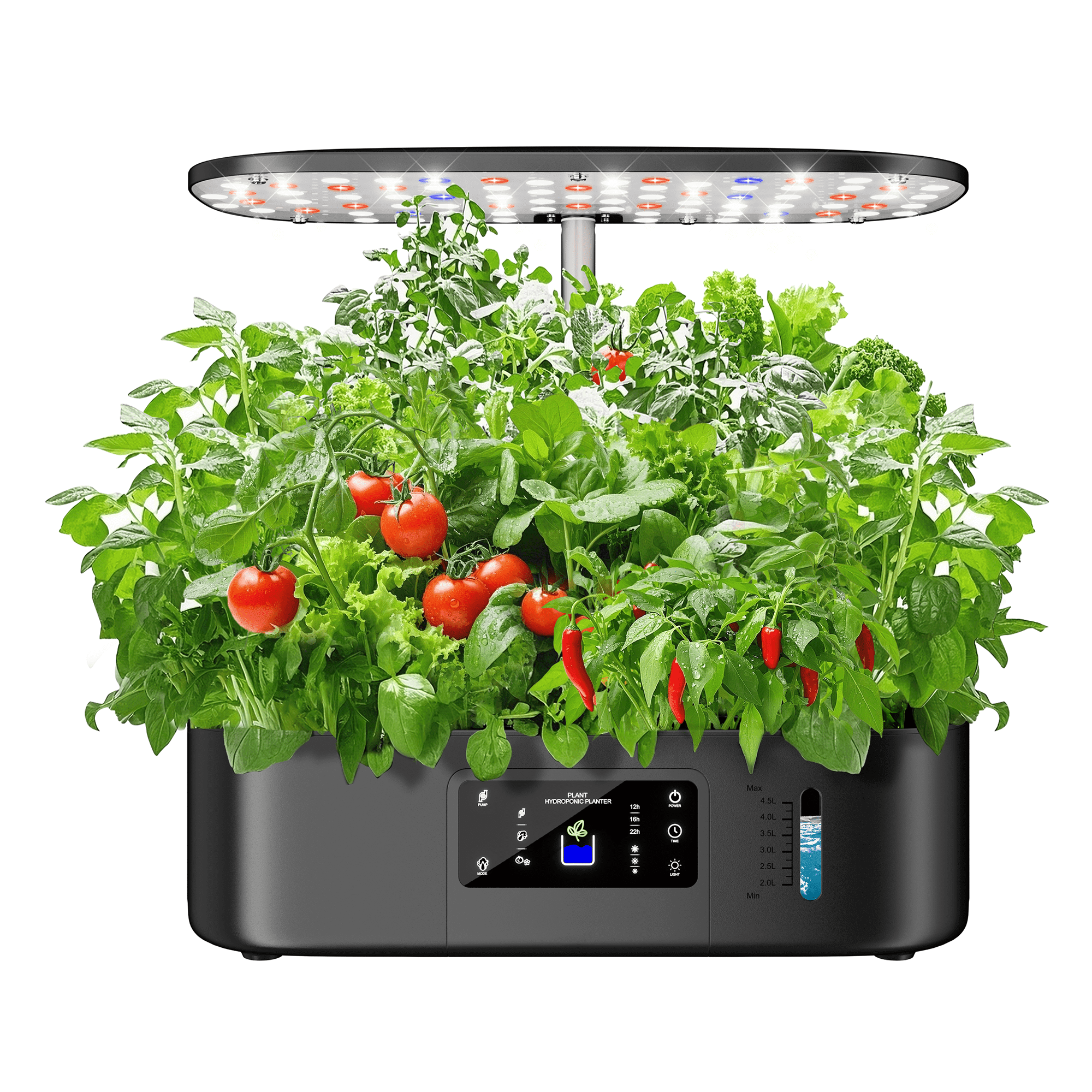 13 Pods Hydroponics Growing System Kit with 3 Grow Light, ZRSDIXKI ...