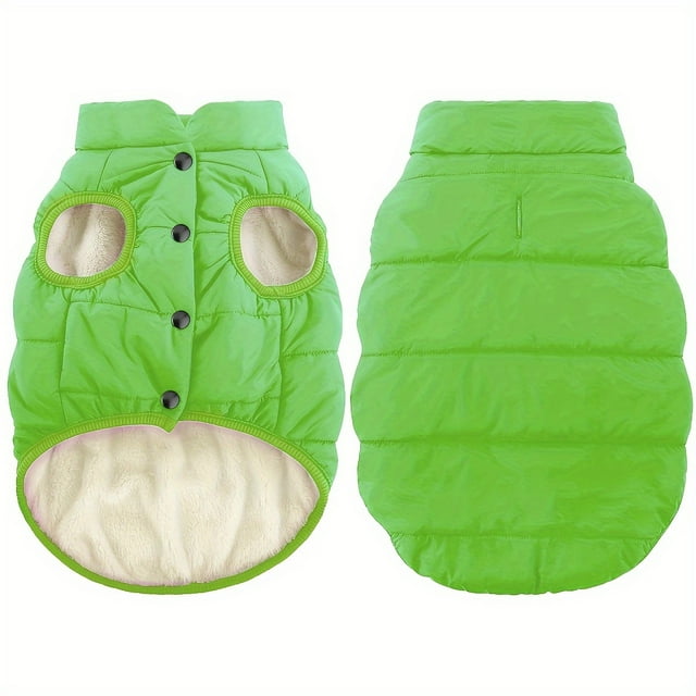 ZRW-Fleece Lining Extra Warm Dog Hoodie In Winter For Small Dogs Jacket ...