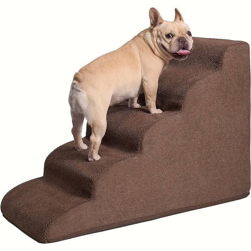 ZRWPet Climbing Ladder, Dog Sofa Bed Sponge Steps Slope Style Large