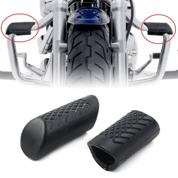ZS 1-1/4" 31mm-32mm Black Motorbike Engine Highway Crash Bar Guard Cover For Harley For Honda For Yamaha For Suzuki For Kawasaki