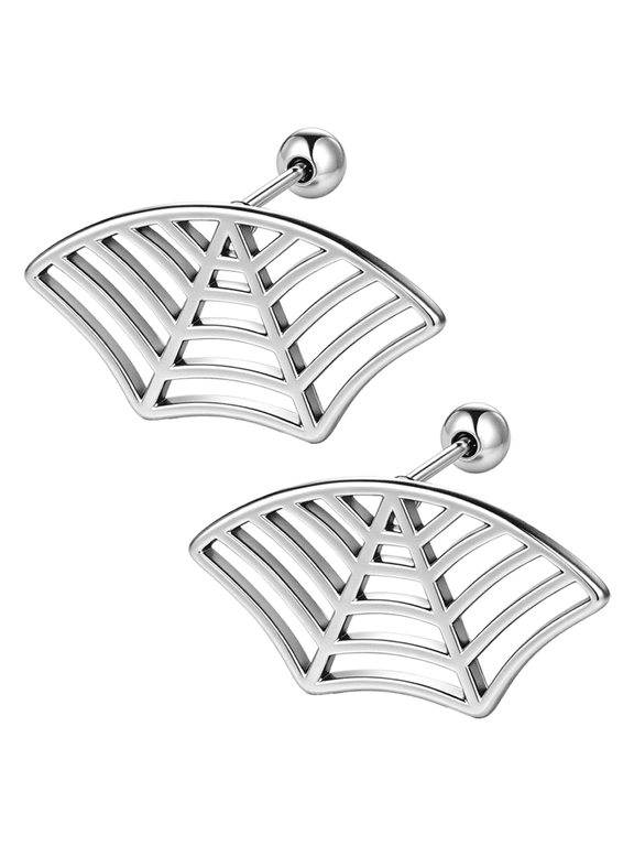 1 Pair 18G Stainless Steel Stud Earrings for Cartilage Conch Helix Flat Lobe Piercing Jewelry