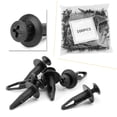thumbnail image 1 of ZS 100PCs Body Push Pin Rivet Retainer Fastener Bumper Clips for Ford Lincoln Car, 1 of 8