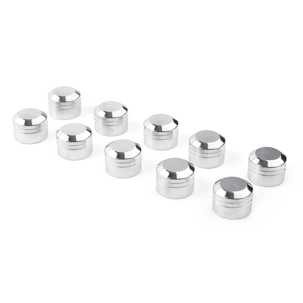 ZS 10Pcs/Set 13mm Chrome Aluminum Inner Schrauben Motorcycle Bolts ...