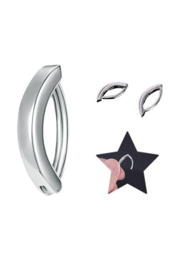 14G Clicker Belly Barbell Rings 925 Sterling Silver Belly Button Piercing Curved Navel Barbell Body Jewelry