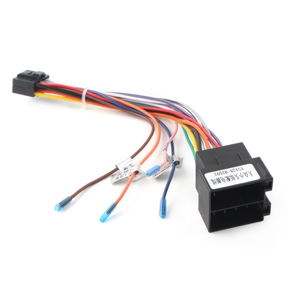 ZS 16 Pin ISO Wiring Harness Connector Adapter For Android Car Stereo ...