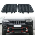 thumbnail image 1 of ZS ​1Pair Car Side Lower Grille Tow Hook Insert For Jeep Grand Cherokee 2014 2015 2016 68143099AC 68143098AC ABS Plastic, 1 of 9