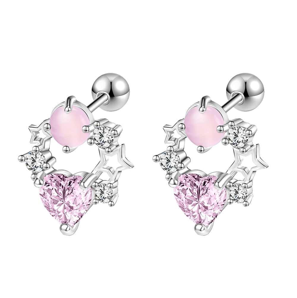 AkariH☆Heart shell pierce Heart Pierce Black Shell