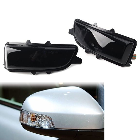 ZS 2Pcs Car Dynamic Turn Signal Light For Volvo C30 C70 S40 S60 V40 V50 V70 Side Mirror Indicator Lamp Front Left + Right